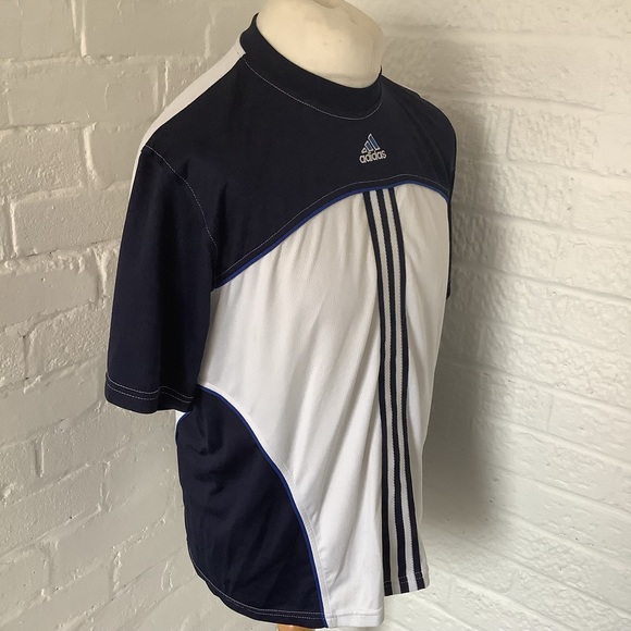 Adidas T Shirt - Size L - Blue Mix - P2P 22” - Picture 8 of 8